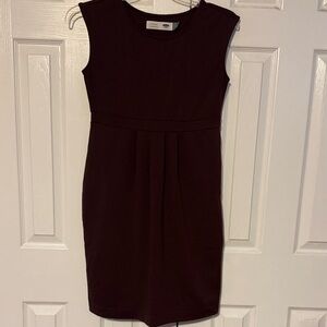 Old Navy Sleeveless maternity Burgundy Midi Dress
